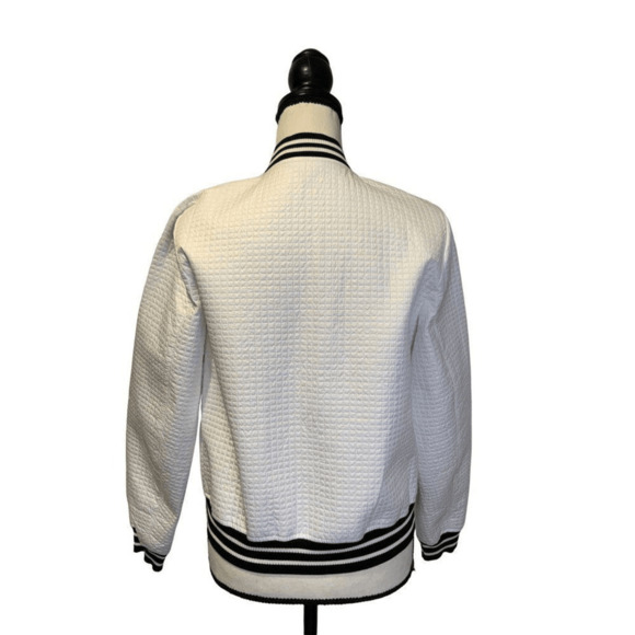 Bomber Jacket Black and White - Picture 2 of 9